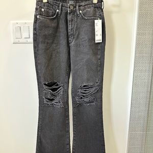 BDG Urban Outfitters black distressed jeans new with tags size 24